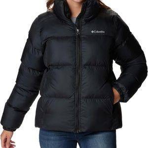 Like New Black Columbia Puffer Coat size Large Puffer Jacket